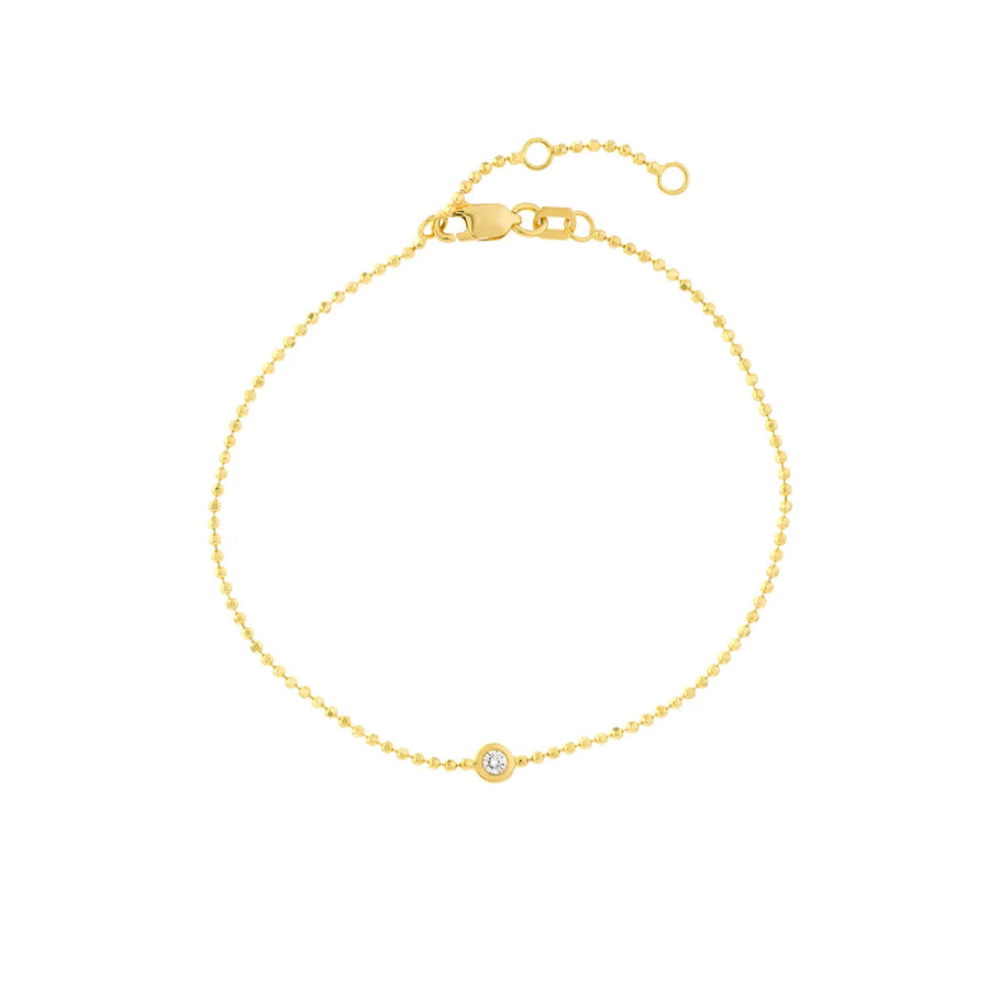 14k gold diamond bracelet