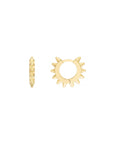 14k solid gold earrings