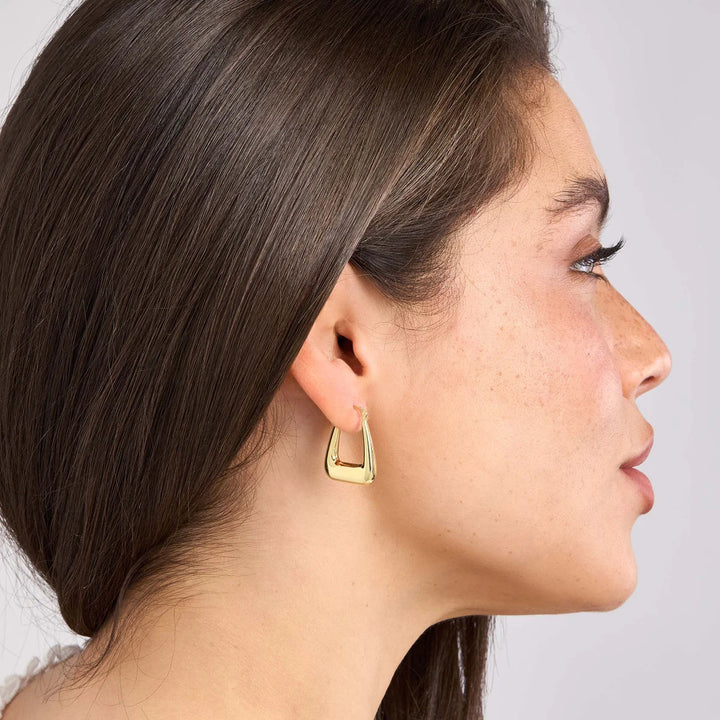 14k gold hoop earrings