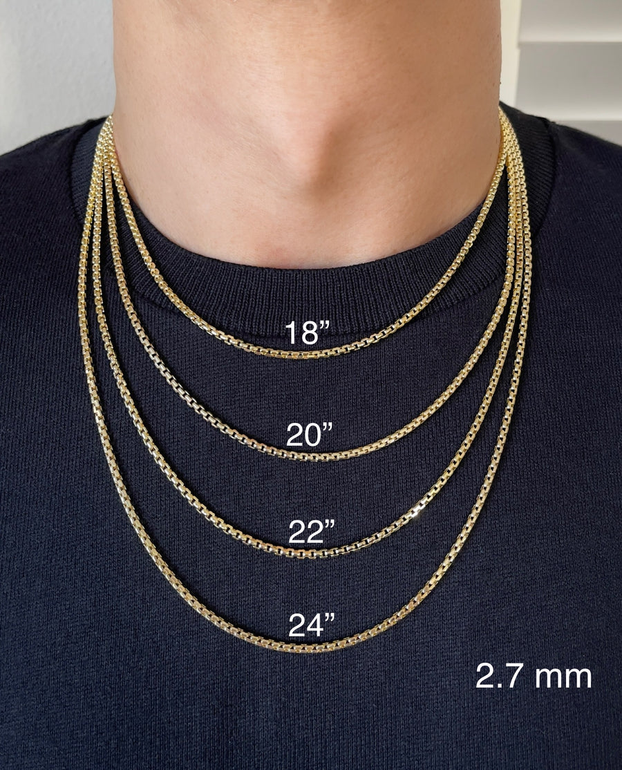 gold chain necklace for men to look nice