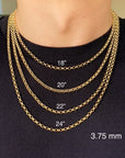 14k gold chain real