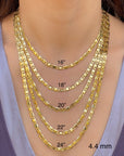 14k gold chain real for women