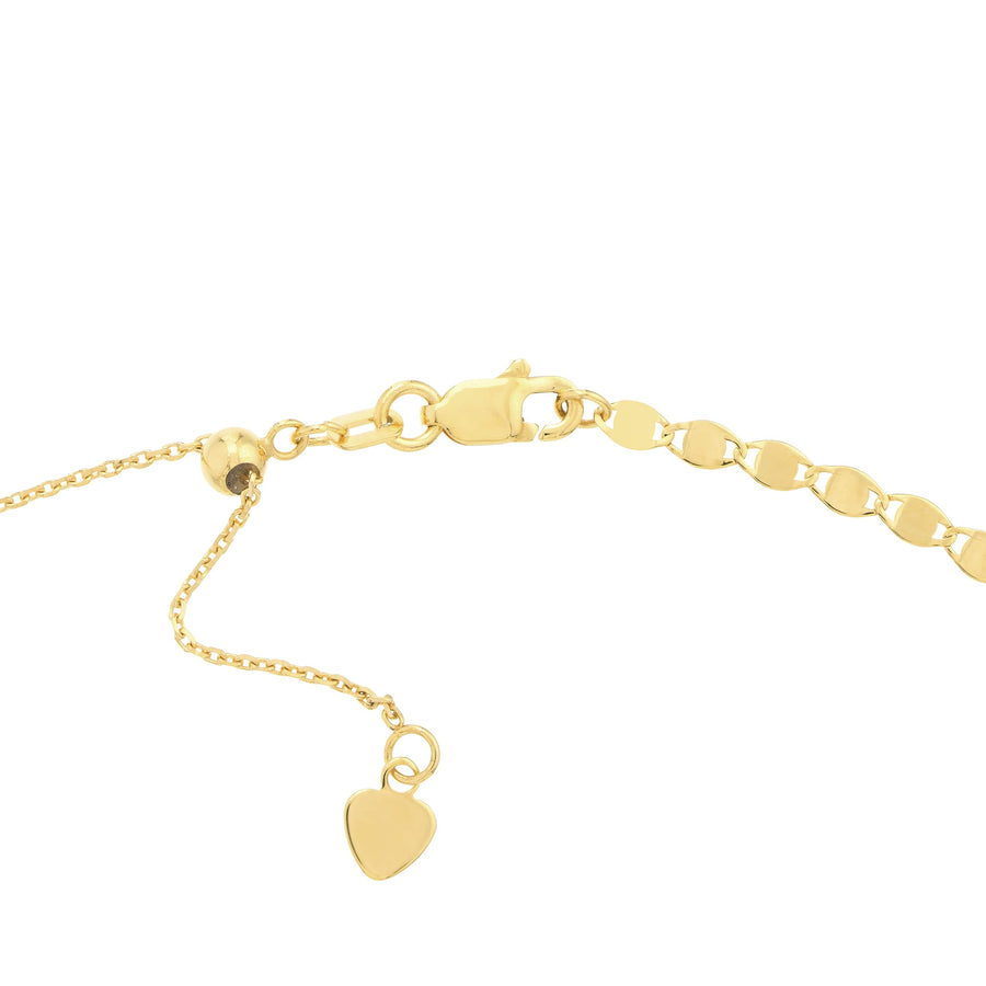 solid gold necklace - Jewelheartcalifornia