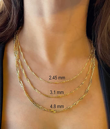 10k gold chain necklace