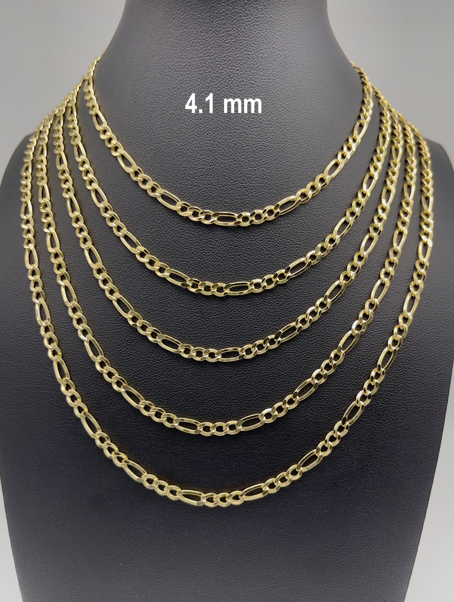 14k gold figaro link chain