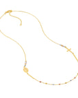 rosary necklace gold