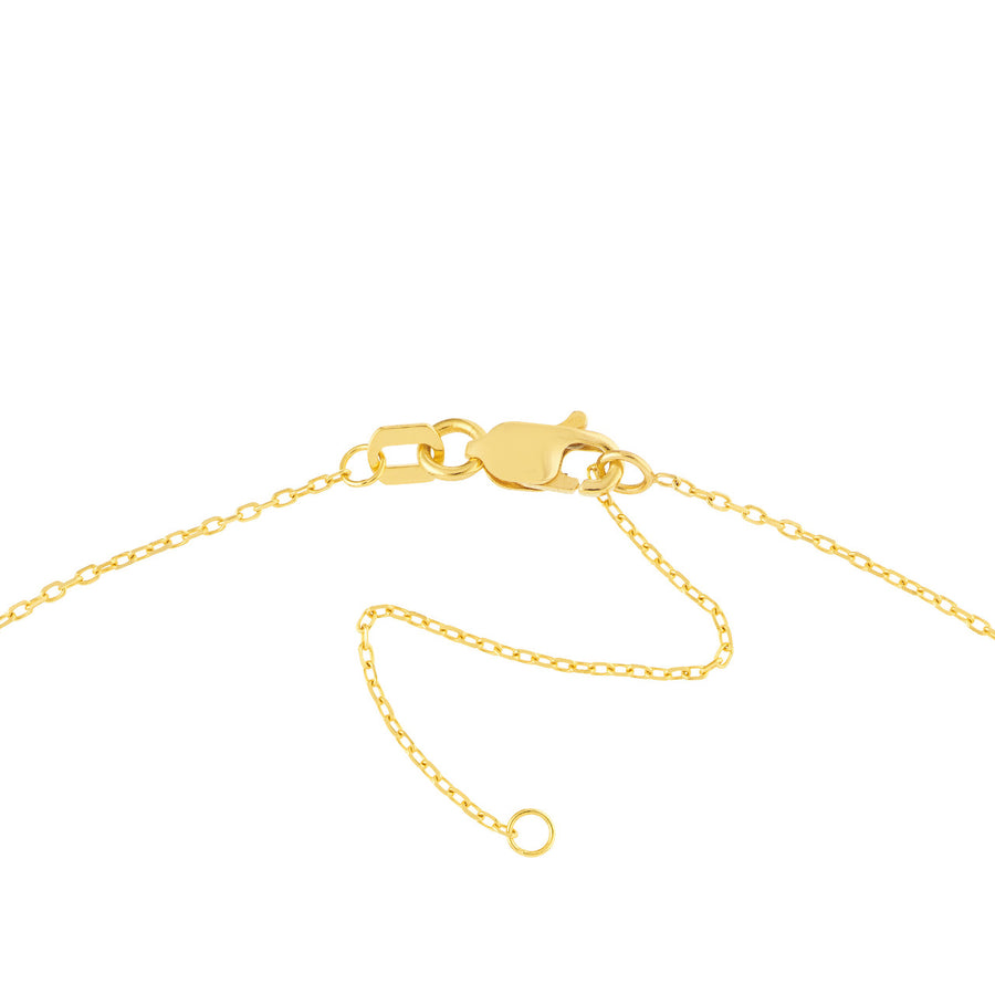 horizontal gold bar necklace