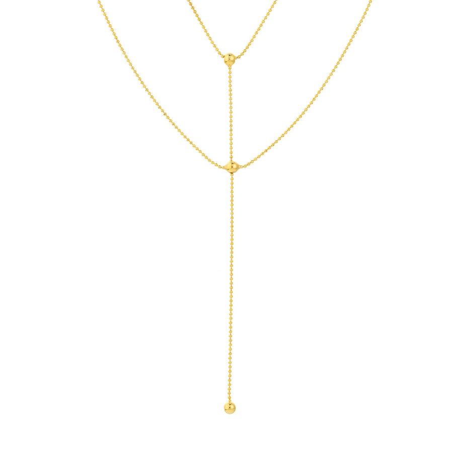 gold beaded chain