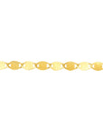 Real 14K Solid Gold Valentino Chain Anklet