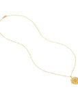 compass gold necklace