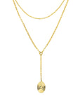 14k lariat necklace