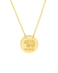 mama bear gold necklace