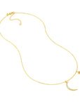 necklace crescent moon