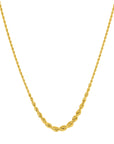 solid gold rope chain