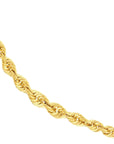 gold twisted rope chain