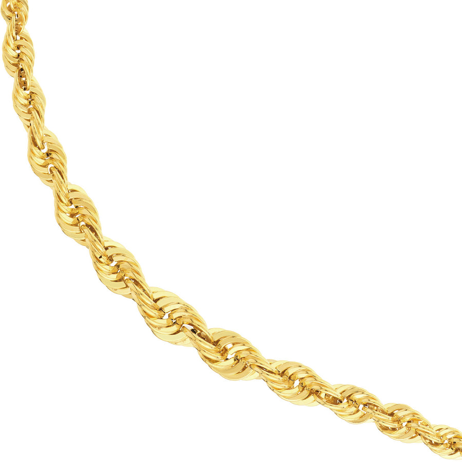 gold twisted rope chain
