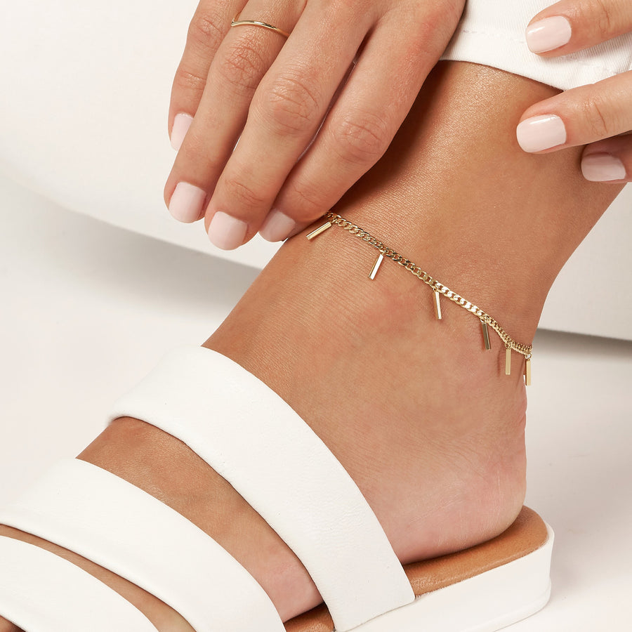 CIELTEAR Sterling Silver Ankle Bracelets for Women 14K Gold Dainty Layered  Letter Anklet with Initials Initial Heart Anklet Bracelet for Women Girls  Gold price in UAE  Amazon UAE  kanbkam