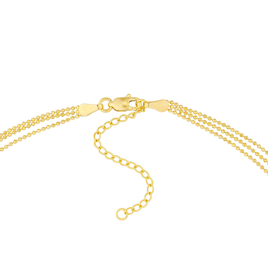 14k gold layered necklace