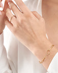 14K Real Gold Diamond Brcelet, Diamond Fish Hook Paperclip Chain Bracelet, 14K Gold Paper Clip Bracelet, Gold Paperclip Chain Bracelet, 14K Gold Link Bracelet, 14K Gold Chain Bracelet, Unique Bracelet, Dainty Gold Bracelet, Minimalist Bracelet, Delicate Bracelet, Stacking Bracelet, Stackable Bracelet, Everyday Bracelet, 14K Gold Bracelet For Women