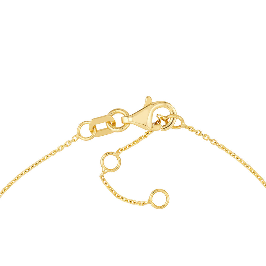 Real 14K Solid Gold Ocean Wave Bracelet