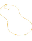 gold enamel necklace
