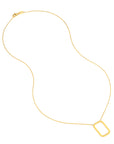 rectangle pendant necklace
