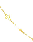14k gold cross necklace price