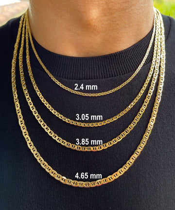 10K Real Gold Chain For Men
