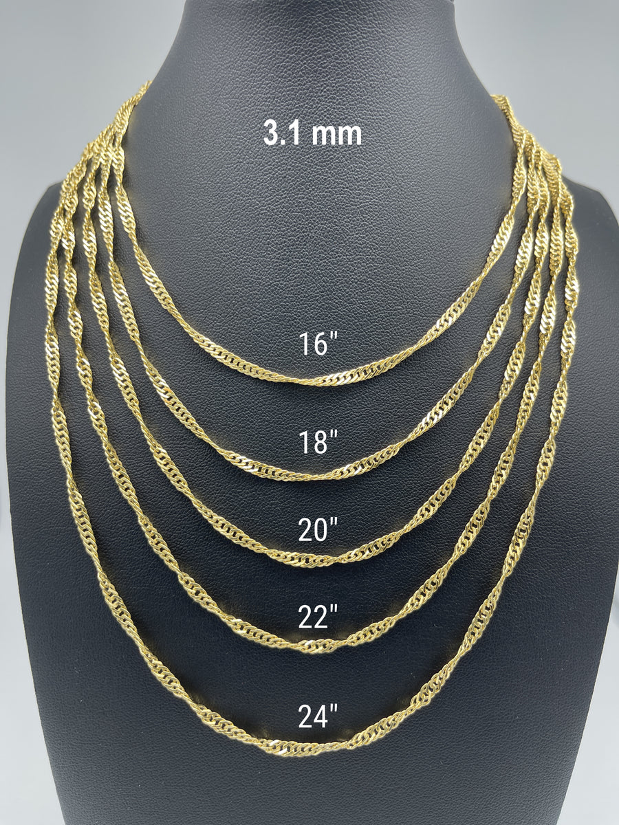 10kt gold chain