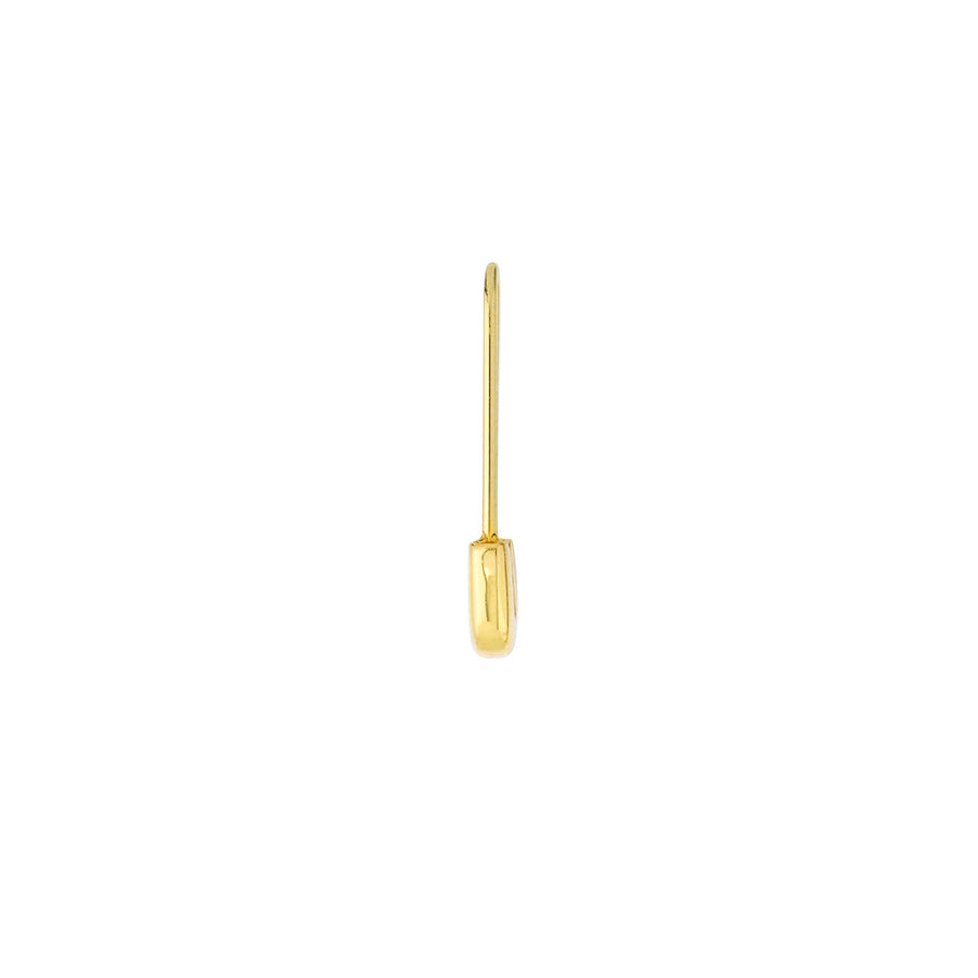 14k gold safety pin earrings