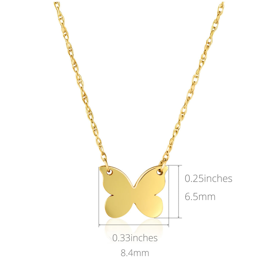 gold butterfly necklaces - Jewelheartcalifornia